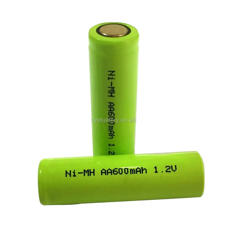 nimh aa 600mah 1.2v rechargeable batteries aa rechargeable battery 1.2v