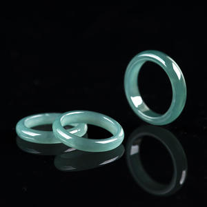 Jadeíta natural UNISEX, estilo chino verde, moda clásica, simplicidad, diseño original, regalo con certificado de tasación JZ09 - Product Image 4