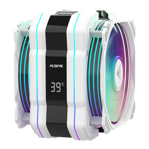 Alseye M120D Plus doppia ventola compatibilità universale Computer cooler <span class=keywords><strong>master</strong></span> TDP 230W display preciso della temperatura CPU cooler - Product Image 1