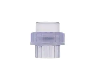 カスタマイズ可能なODMクリアPVCユニオンコネクタプラスチック透明PVC継手 & ユニオンフィッティング