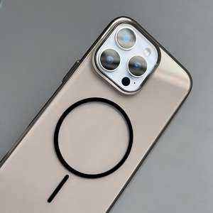 Fundas Magnéticas Inalámbricas Translúcidas, Coloridas, Elegantes y Simples, de PC Rígido a Prueba de Golpes para Teléfonos Móviles 16 Pro - Product Image 2