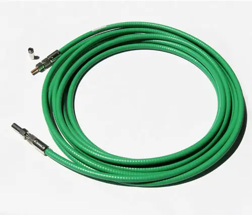 Daya tinggi 600W NA0.22 400um MM 3m Simplex D80 kabel lapis baja kabel Patch serat optik Pigtail