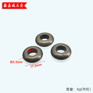 Anillos de aleación de zinc con acabado bronce antiguo para la fabricación de pulseras, especificación 236 - Product Image 4