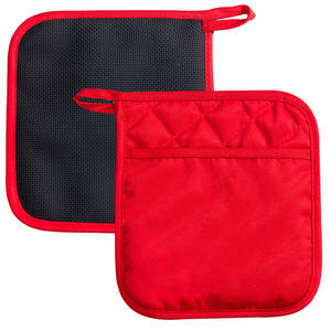 Gants de four matelassés pour cuisine et barbecue, protège-mains et protège-plat - Product Image 5