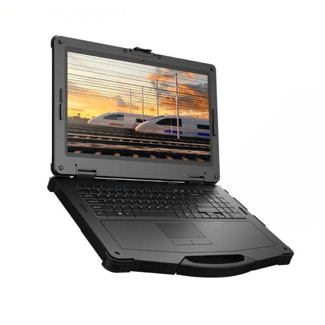 15.6" Intel New Rugged Laptop 1000 Nits 5G GPS IP65 Waterproof Mil Spec Durable Heavy Duty Robust Tough Hardened Computer