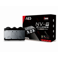 Aes Super Puissant 80W NV8 Phare auxiliaire à quatre lasers pour calandre de voiture et moto 12V Nouvelle luminosité améliorée