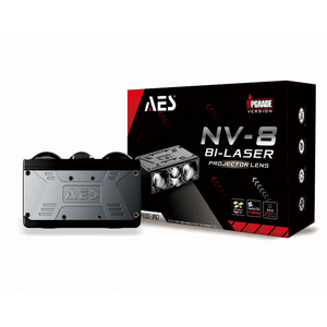 Faro Ausiliario Aes Super Potente 80W NV8 a Quattro Laser per Griglia Auto e Faro Moto 12V, Nuova Luminosità Migliorata - Product Image 1