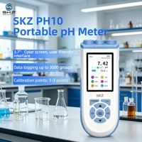 pH-mètre électronique de paillasse SKZ-PH10 avec écran 3,7 pouces, précision ±0,002pH pour la mesure professionnelle en ligne de la qualité de l'eau en laboratoire