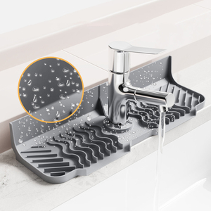 Tappetino in Silicone Spesso LifeTop per <span class=keywords><strong>Lavello</strong></span> <span class=keywords><strong>Cucina</strong></span> e Bagno 17" X 6", Protezione Antispruzzi e Raccogligocce, Design con <span class=keywords><strong>Pendenza</strong></span> per Drenaggio Rapido - Product Image 2