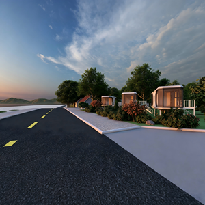 Casa Capsula Spaziale Modulare in Alluminio, Assemblabile e Trasportabile, per Uso Commerciale, Resort Turistici, Appartamenti e Cucine, con Design Moderno - Product Image 5