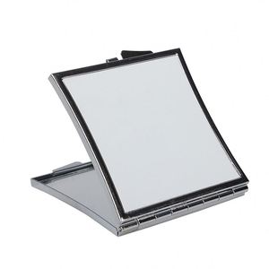 Miroir de poche vintage personnalisé en gros, miroir pliable compact en forme de cœur pour mariage, petits miroirs pour cadeau - Product Image 4