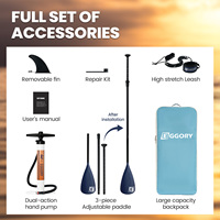 Planche à pagaie gonflable extérieure portable pour le surf, la dérive aquatique et le ski, accessoire de planche à pagaie debout