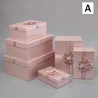 Confezione regalo personalizzata per matrimonio san valentino Extra-Large rettangolare cielo e terra Set regalo da cinque pezzi