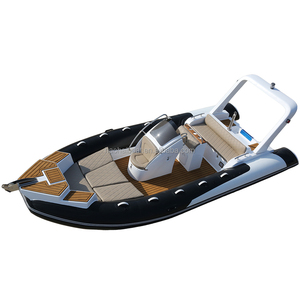 Best Selling New Design RIB600 Inflatable Deep-v Fiberglass Hull Boat Supports Customization - Product Image 3