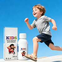 Sirop multivitaminé pour enfants 120 ml, complément alimentaire liquide pour soutenir l'immunité, favoriser la croissance saine et stimuler l'appétit, OEM