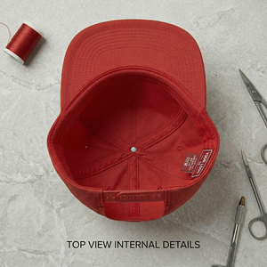 Gorra de 5 Paneles Personalizada <span class=keywords><strong>con</strong></span> Logotipo Bordado en 3D para Marcas de Ropa Urbana, Clubes al Aire Libre, Gorra de Algodón <span class=keywords><strong>con</strong></span> Cierre a Presión - Product Image 3