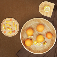 Vente en gros 100% bol à salade en bambou naturel fait à la main bol rond personnalisé pour fruits ustensiles de cuisine polis Option durable