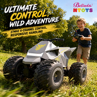 Jouets de moto télécommandés Belinda, voitures télécommandées 27 MHz, voiture télécommandée 4 canaux avec lumière, voiture télécommandée haute vitesse, cadeaux pour enfants