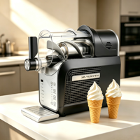 Machine à glace molle domestique 1,8 L, double fonction, machine à slush portable, appareil à boissons glacées, machine à glace pilée