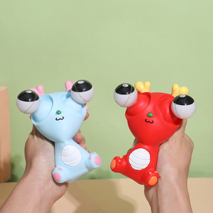 <span class=keywords><strong>Cartoon</strong></span> Tier Explosion Auge Drache Stress abbau Spielzeug Dinosaurier Dekompression Spielzeug <span class=keywords><strong>PVC</strong></span> Material Prise Musik Squeeze Eyes - Product Image 2