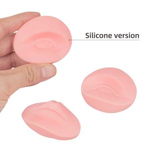 Alat tato 3D 2 mata dengan 1, alat latihan Makeup silikon lembut pengganti kulit permanen untuk latihan manekin cetakan - Product Image 4