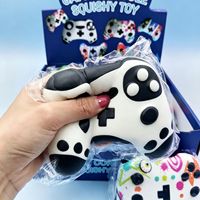 Controlador de Juego Simulado con Cable, Juguete Antiestrés de Material PU para PC, Rebote Lento, Bolsa de Malla
