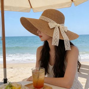 Borsa Tote in Paglia Stile Classico Francese Impermeabile con Fodera in Poliestere Effetto Pietra per Spiaggia <span class=keywords><strong>o</strong></span> Mare - Product Image 1