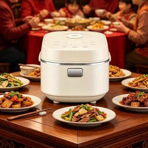 Multifunctional Rice Cooker 800-1000W Power Large Capacity for 2-6 People Non-stick Inner Pot Stainless Steel Lid -16 Major Func - Product Image 2