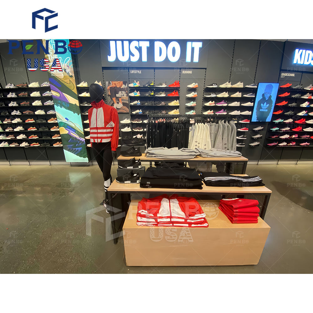 Clothing Interactive Displays In A Nike Store Custom Design Brand