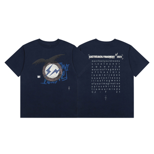 2025 caliente verano marca de alta calidad American Hip Hop Tee <span class=keywords><strong>Travis</strong></span> camiseta diseño de moda Logo personalizado camiseta Streetwear para hombres - Product Image 2