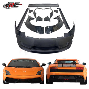 Kit de carrocería de fibra de carbono estilo LB para <span class=keywords><strong>Lamborghini</strong></span> <span class=keywords><strong>Gallardo</strong></span> LP550 LP560, difusor de parachoques delantero, alerón, piezas de mejora. - Product Image 1