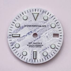 Nuevo NH34GMT con esfera luminosa azul verdosa mejorada, esfera metálica de 28.5 mm y piezas impresas para reloj - Product Image 3