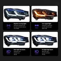 Ensemble de phares LED complets pour BMW X3 F25 X4 F26 2010-2017, lentille laser modifiée, feux de jour DRL, clignotants séquentiels