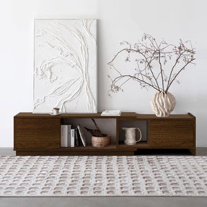 ตู้วางที<span class=keywords><strong>ว</strong></span>ีขนาด65นิ้วแบบตั้งได้คอนโซลสื่อต่ำพร้อม<span class=keywords><strong>ชั้น</strong></span><span class=keywords><strong>ว</strong></span>างแบบเปิดตู้ซ่อนด้านข้างสำหรับห้องนั่งเล่น - Product Image 3