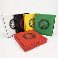 Boîtes à pizza octogonales jetables personnalisables pour usage commercial, 6 pouces et 8 pouces, en carton blanc, impression offset