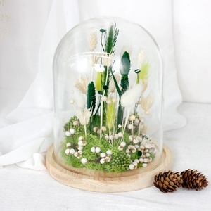 Vente en gros de fleurs séchées à la main, lagus Forever Roses, fleurs conservées en verre, démo pour pâques, cadeaux de fête des mères - Product Image 4