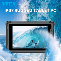 Tablette robuste de petite taille 8 pouces, processeur Core I5 1235U, batterie amovible 43,32 Wh en option, scanner 2D, NFC, tablette robuste modulaire, Win11