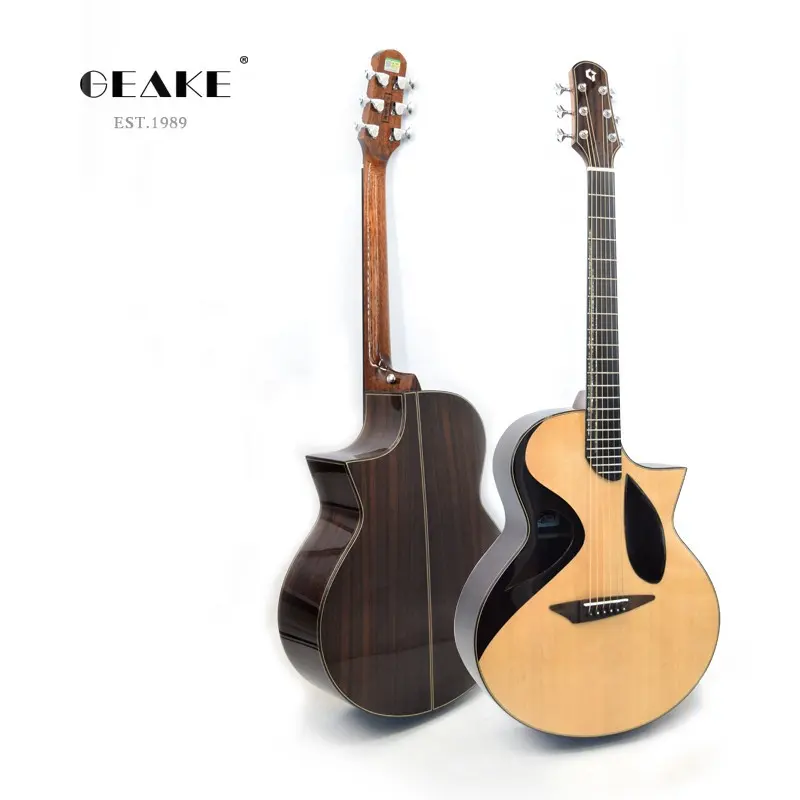 JD-610C Gitar Akustik Kualitas Tinggi Desain Spesial 40 Inci Baru Populer Geake Gitar Populer Baru