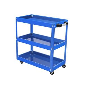 AOCHEN Chariot à outils commercial renforcé à 3 niveaux: chariot de stockage d'outils d'entrepôt et d'atelier avec roulettes silencieuses - Product Image 1