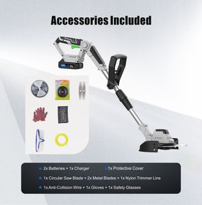 <span class=keywords><strong>Débroussailleuse</strong></span> sans fil 21V tondeuse à gazon à piles, <span class=keywords><strong>débroussailleuse</strong></span> professionnelle sans brosse pour jardin et cour - Product Image 3