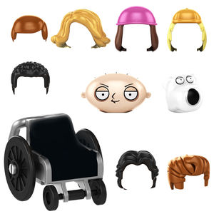 TP1057 Cartoon Family Guy Peter Lois Meg Chris Stewie Brian Griffin <b>Kids</b> Assembly Building Block Mini Bricks Figure Plastic <b>Toy</b> - Product Image 1
