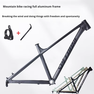 SeeMore 27,5/29 pulgadas Cable interno Enrutamiento Freno de disco Hardtail <span class=keywords><strong>Bicicleta</strong></span> de montaña Marco de aluminio Suelo Pendiente Marco Dirt Bike Frame - Product Image 4