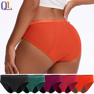 Ropa interior ecológica para chicas adolescentes, bragas menstruales a prueba de fugas para el primer período, bragas protectoras de nailon para niños - Product Image 5