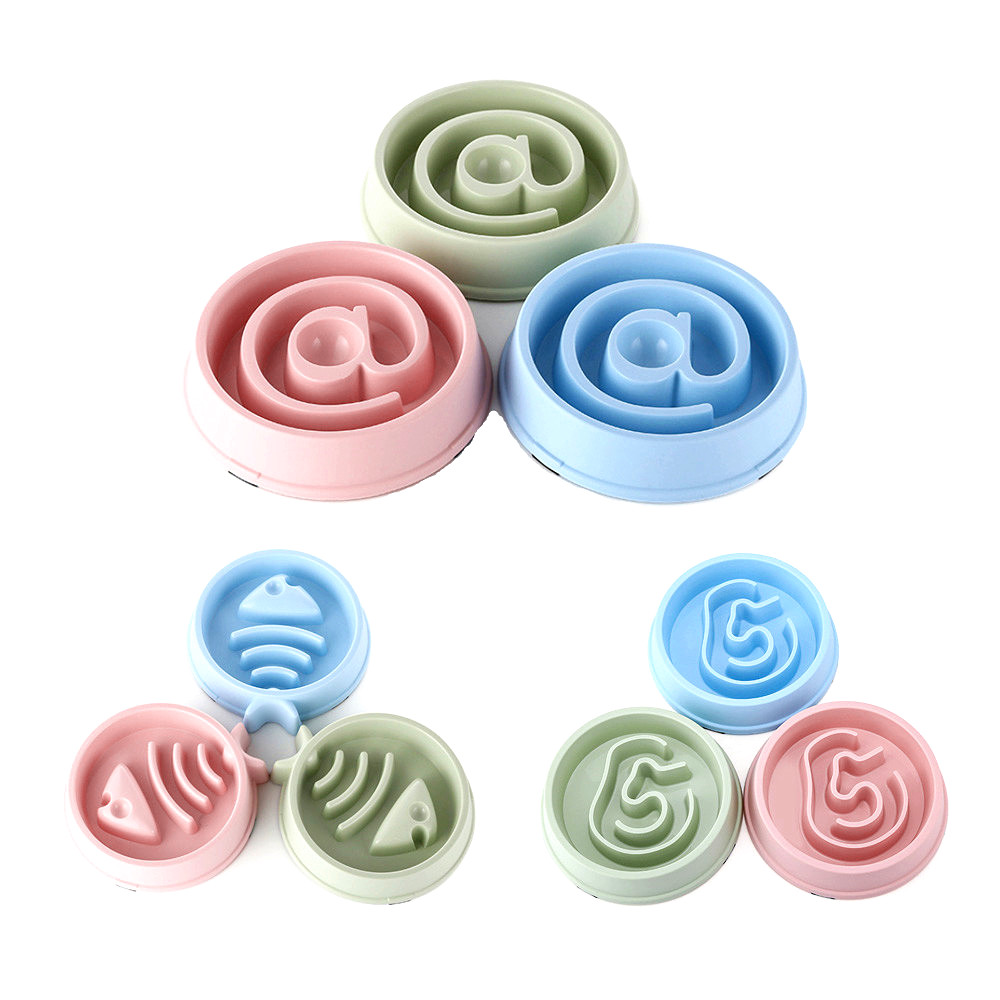 Уши @ кулон в форме рыбы Кормления Собаки с защитой от миски щенок замедленное Питание Кормление тарелка предотвращает ожирение собаки кормушки