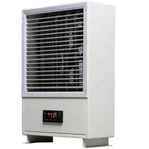 Commercial and Industry Moveable Electric Heater Fan/hot Air Blower 15 Provided Rectangle Engine Heater Custom Size Silver White