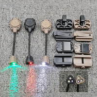 Lampe tactique LED YAKEDA Molle pour casque, éclairage rapide pour casque tactique, équipement de combat, lampe torche tactique