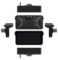 Caméra DVR pour moto Aoocci C6 Pro 6,25 pouces avec double enregistrement avant et arrière 1080P, GPS, CarPlay sans fil