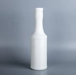 Food Grade Customized Color HDPE Bottle 1L Long Neck Jam Bottle Syrup Packaging Empty Sauce Bottle