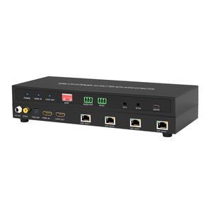 GC อุปกรณ์ขยายและแยกสัญญาณ <span class=keywords><strong>HDMI</strong></span> 1x4 ผ่านสาย LAN Cat5e/6 พร้อมฟังก์ชั่นแยกเสียง รองรับ 1080P/3D - Product Image 1