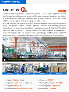 Asta coc chứng nhận UK cáp điện, 13A 250V, đồng nguyên chất, PVC & cao su cách nhiệt, màu đen, để sử dụng nhà - Product Image 5